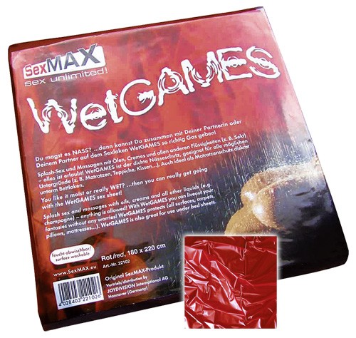 SexMax WetGames Laken - 180x220 - rot