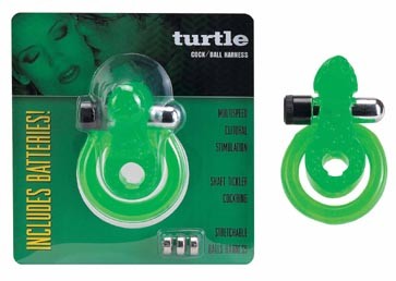 Cock&Ball Harness TURTLE (Penis Hoden Ring) - grün