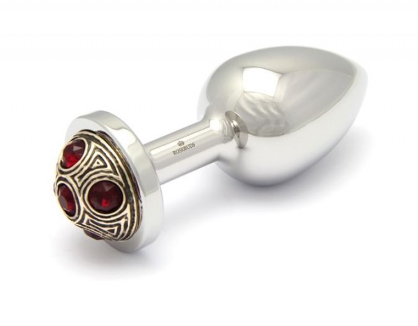 Rosebuds - Butt Plug - Luxe STRASSBUD Red