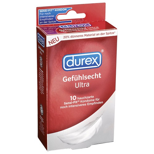 Durex - GEFÜHLSECHT - 10 Kondome
