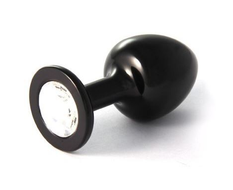 Rosebuds - Butt Plug Light - Black CRISTAL