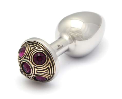 Rosebuds - Butt Plug - Luxe STRASSBUD Purple