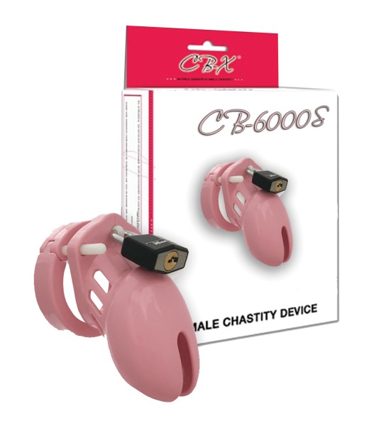 Male Chastity - CB 6000S - Keuschheitskäfig pink