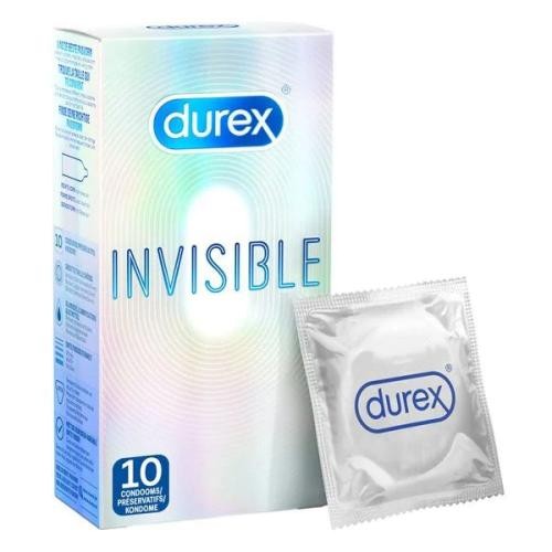 Durex - INVISIBLE - extra dünn - 10 Kondome